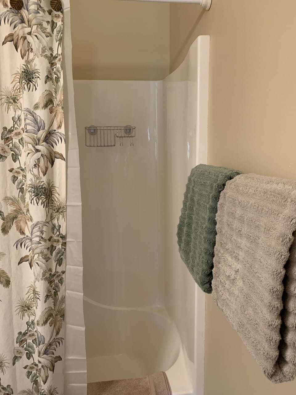 Bath tub with shower combination 