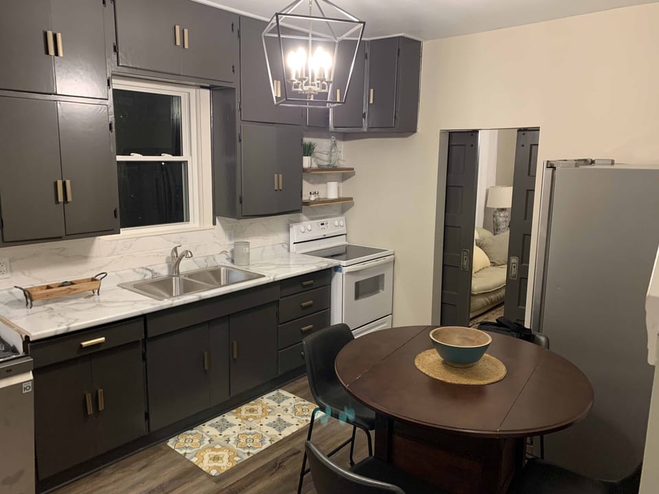 Fully stocked kitchen