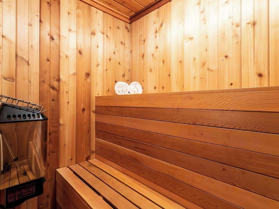 Private Sauna located Upstairs