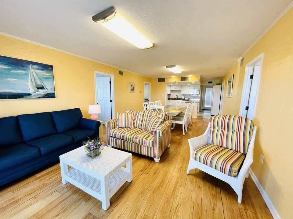 Whether it's movie night or a quick nap, this space is ready.


