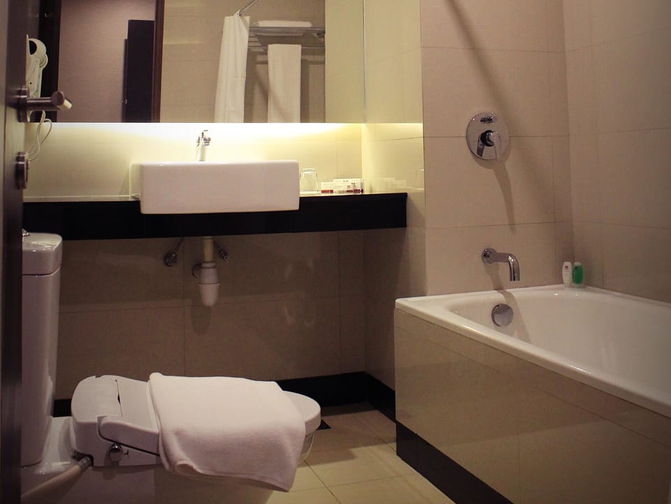 Deluxe Double Room, 1 Bedroom | Bathroom | Free toiletries, towels