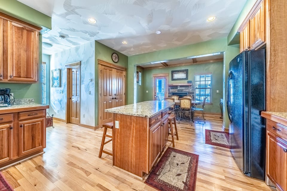 Kitchen and dining.