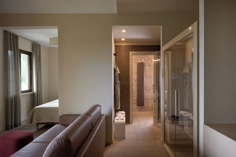 Wellness Suite King, Panoramic, Annex Building | Living area | Flat-screen TV