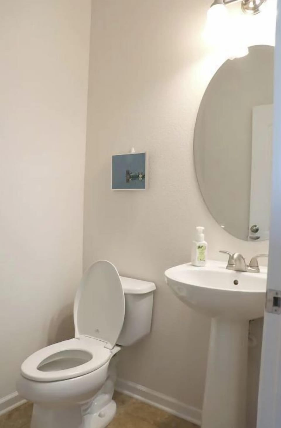 Downstairs half bathroom