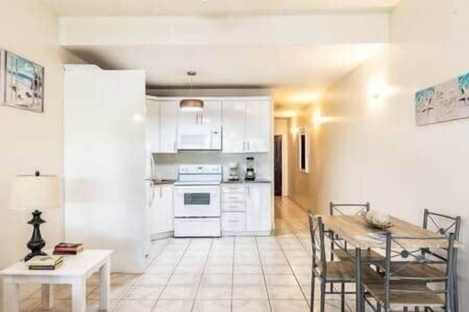 Kitchen and dining area
