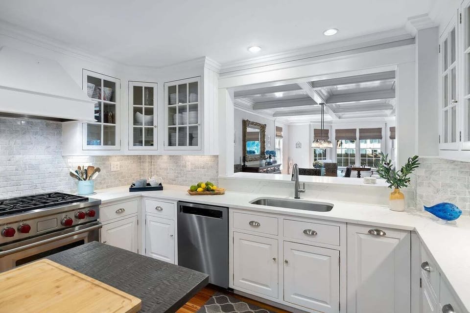 Kitchen looks into the great room so all can be part of the conversation