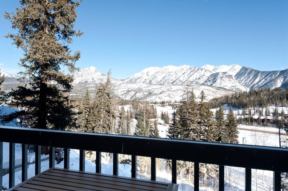 Amazing views from the covered deck off the main living space