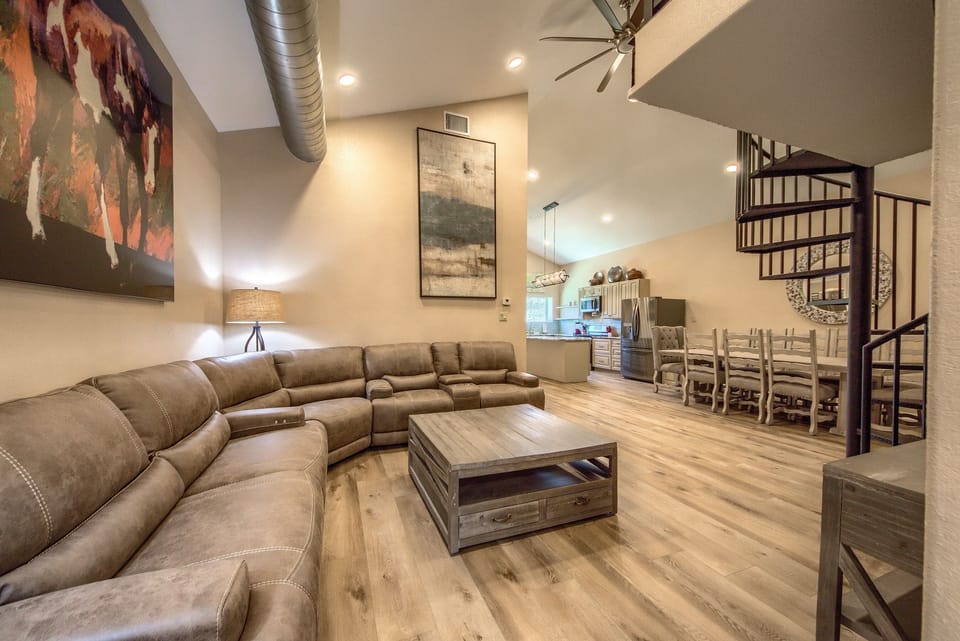 Ample seating in the great room!