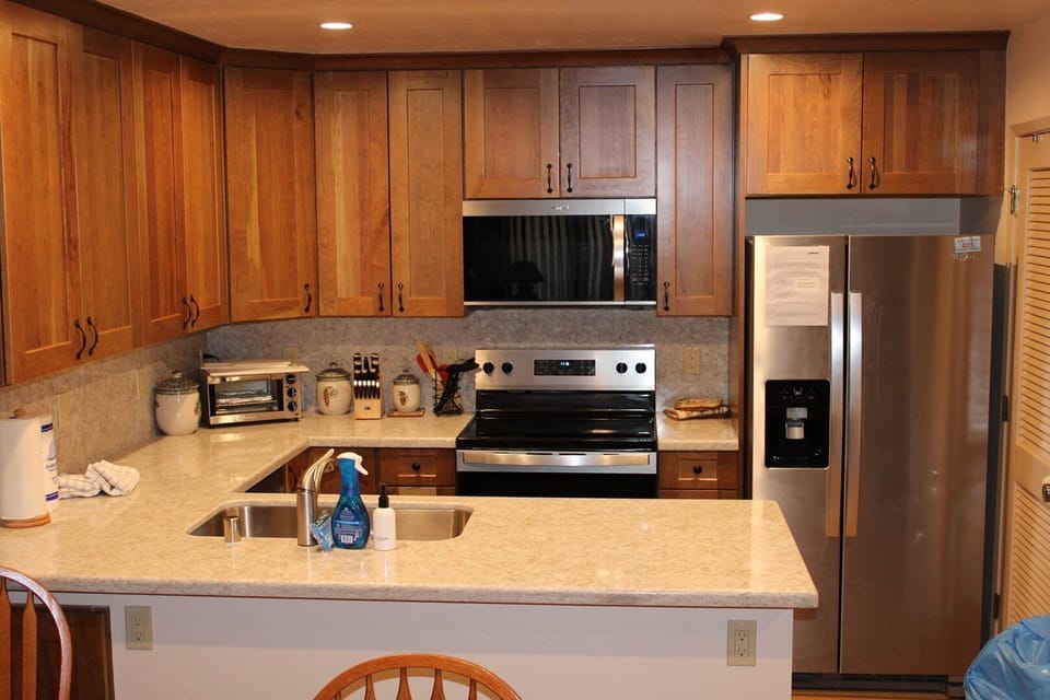 Remodeled kitchen