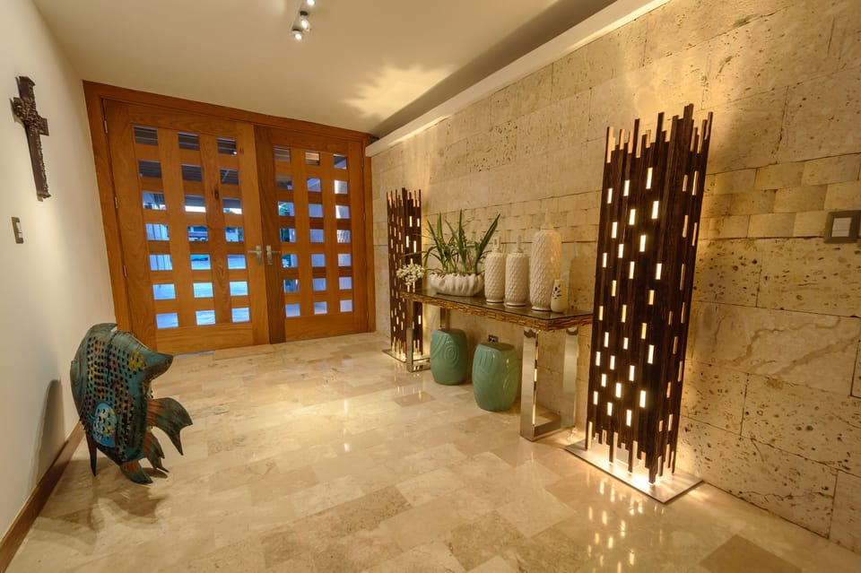 Interior entrance