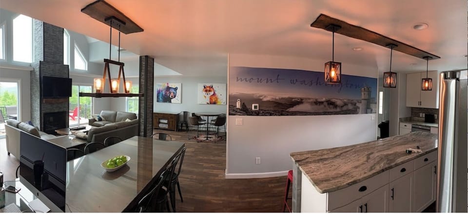 Main Floor:
Kitchen/living/dining space