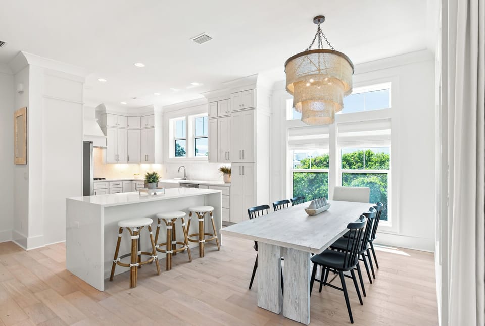 Second Floor: Kitchen & Dining Area