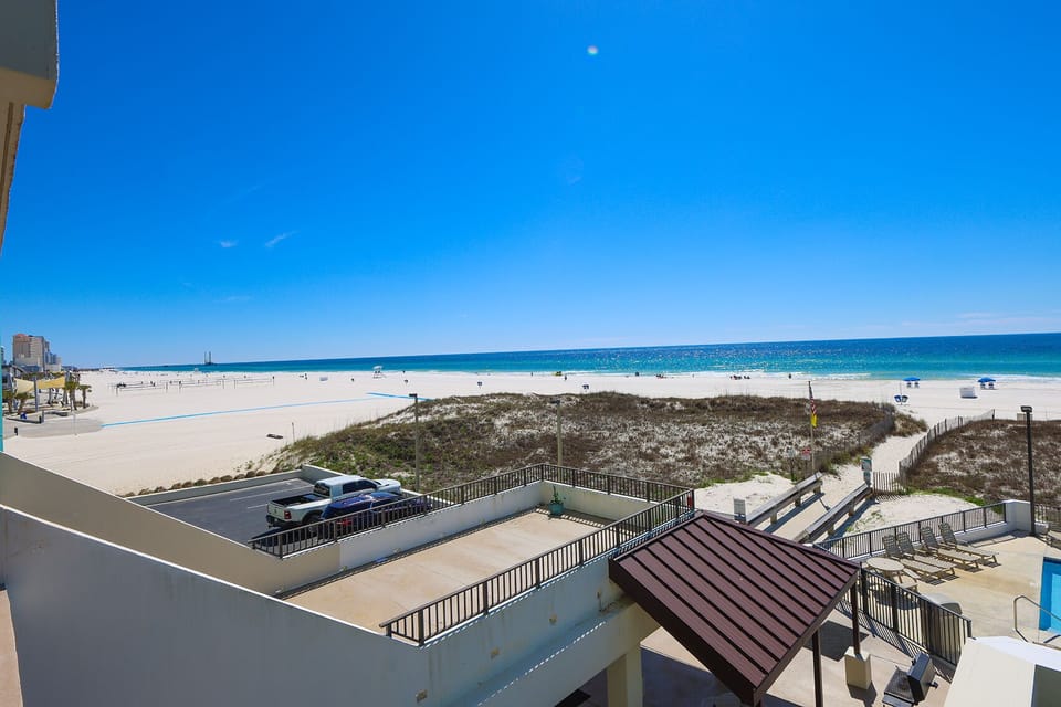 Relax with beachfront views from the balcony, perfect for relaxation and soaking in the coastal atmosphere