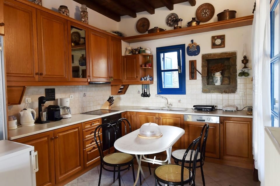 Villa, Sea View | Private kitchen | Fridge, oven, stovetop, coffee/tea maker