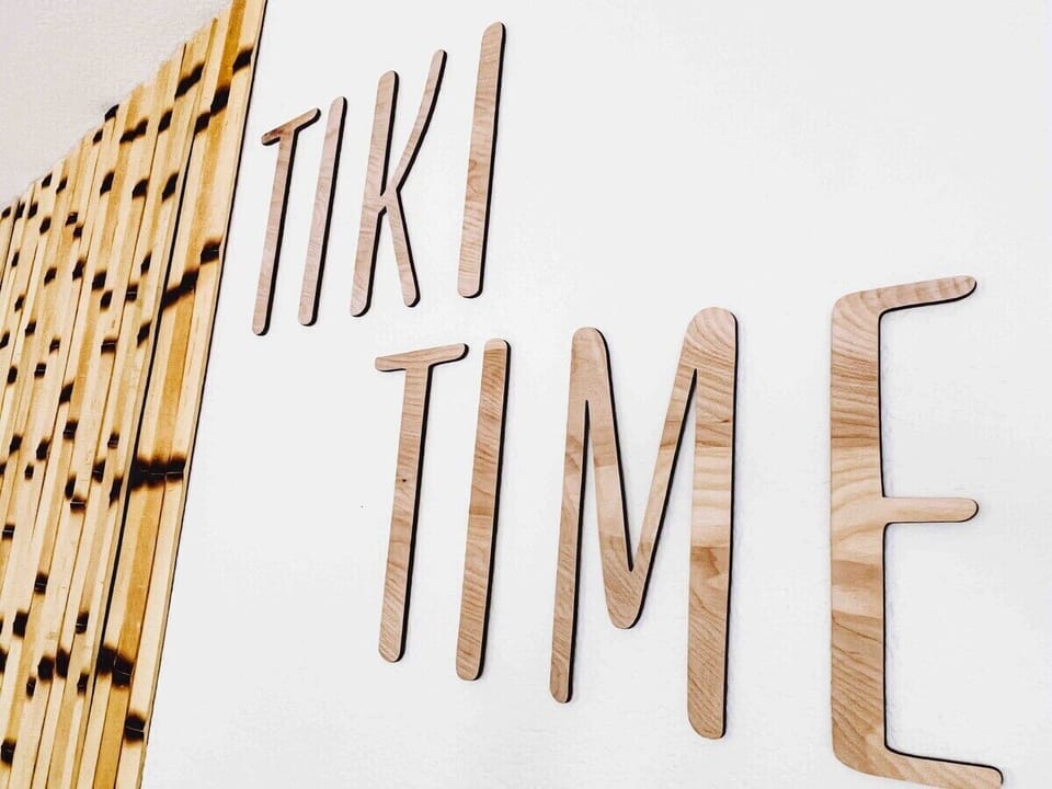 Personal Tiki Time decor theme throughout the entire home