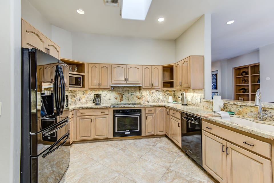 Fully Equipped Kitchen with Granite Counters