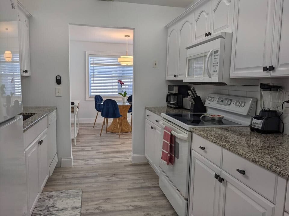 Kitchen View looking onto the dining area