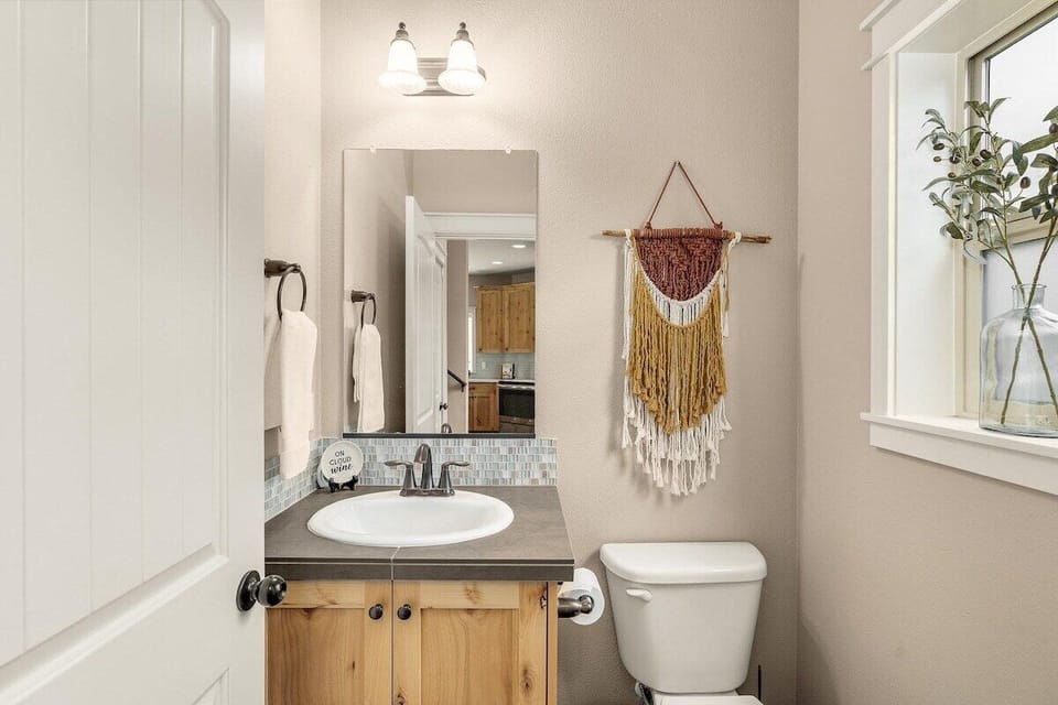 Downstairs bathroom.