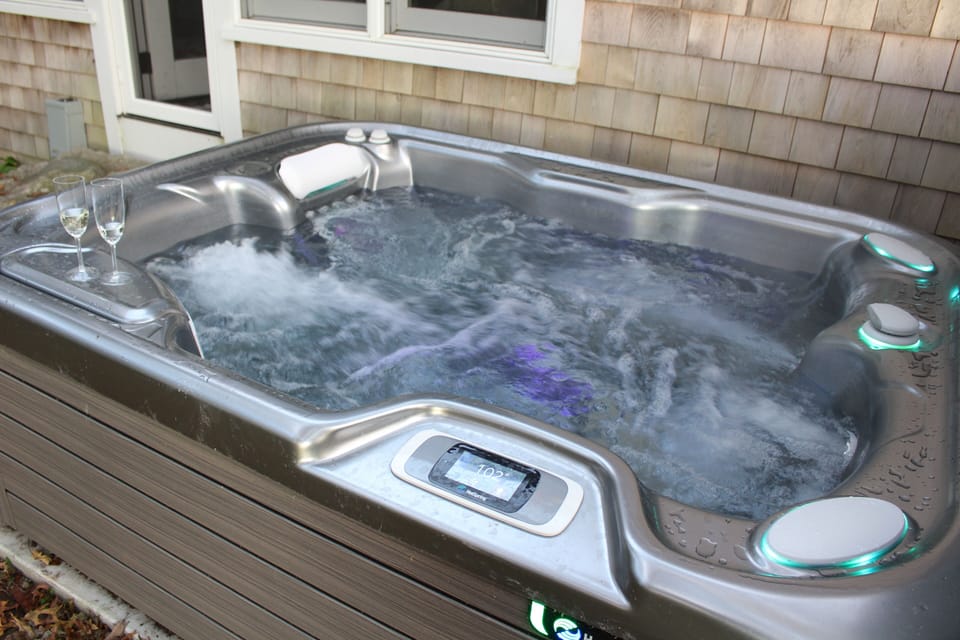 A new Hot Springs hot tub brings even more luxury to Sanctuary House.