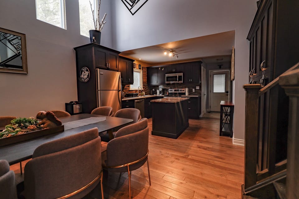 dining room + kitchen
