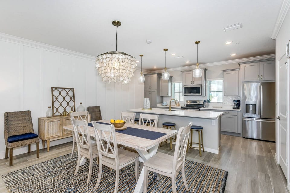 Enjoy your favorite meal in the dining area
