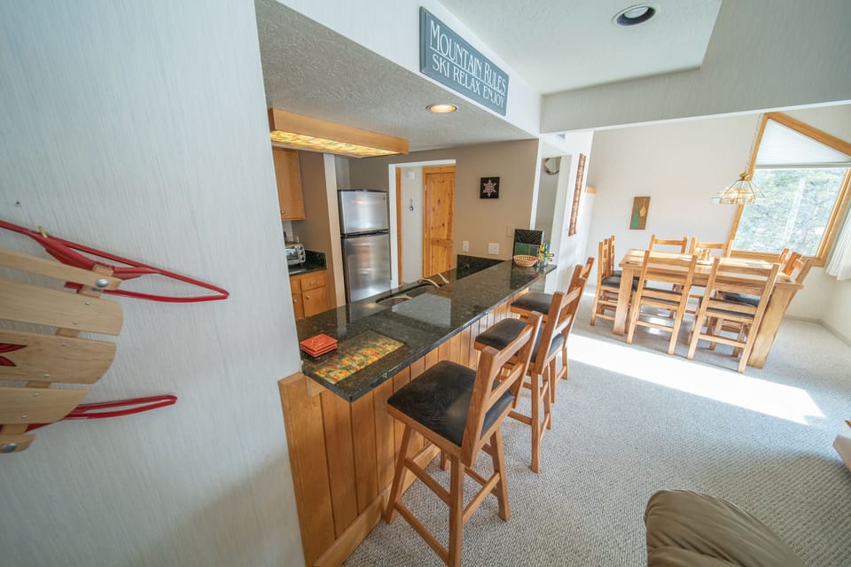 Kitchen and dining room