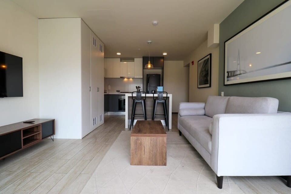 Living room with tv