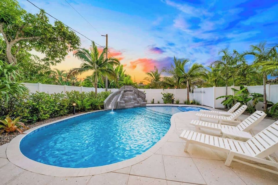 Resort Style Pool - Twilight