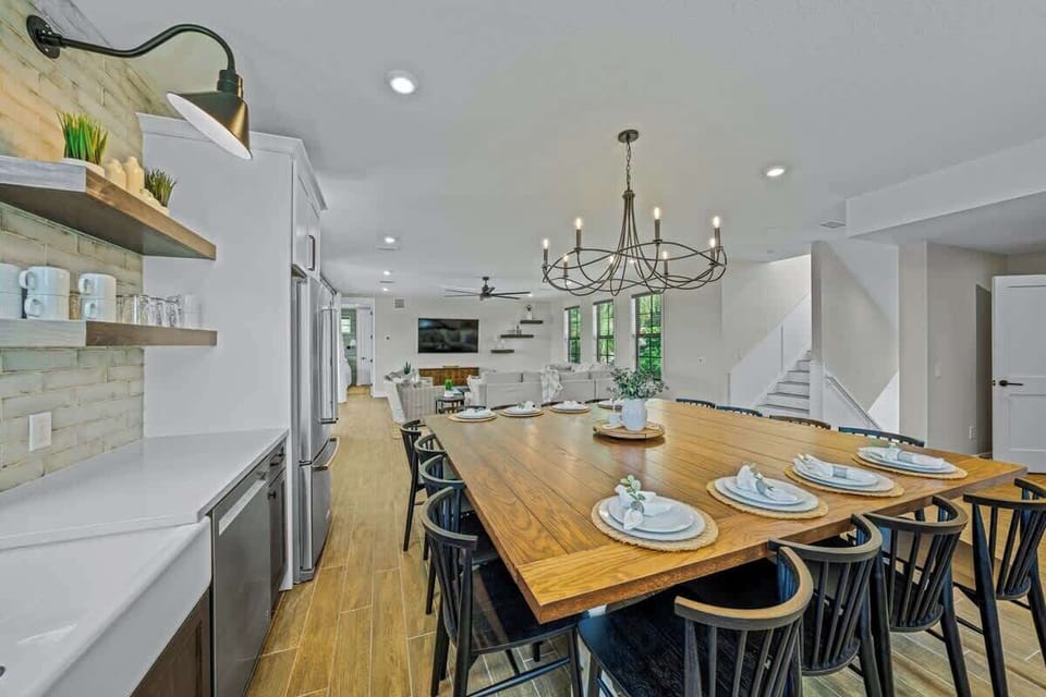 Kitchen, Dining, Living - Open Concept
