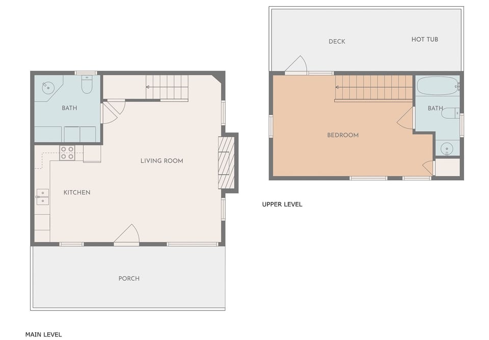 2D layout of the cabin for your convenience.