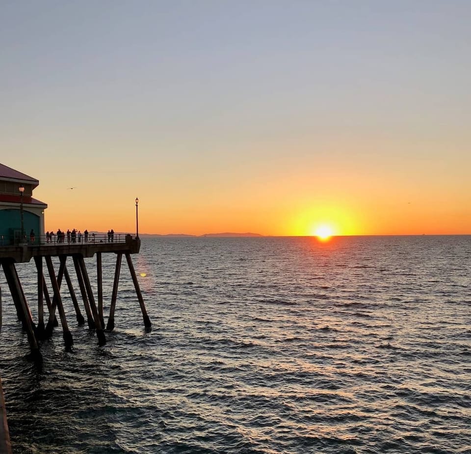 Sunset with Catalina Island Views