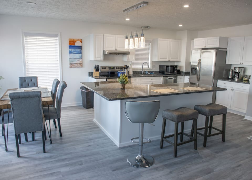 Kitchen and dining room