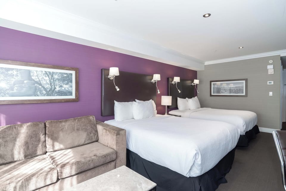 Grand Room, 2 Queen Beds, City View | Premium bedding, pillowtop beds, in-room safe, desk