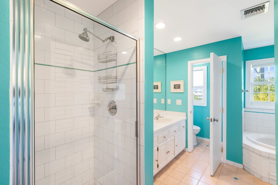 En suite bathroom
