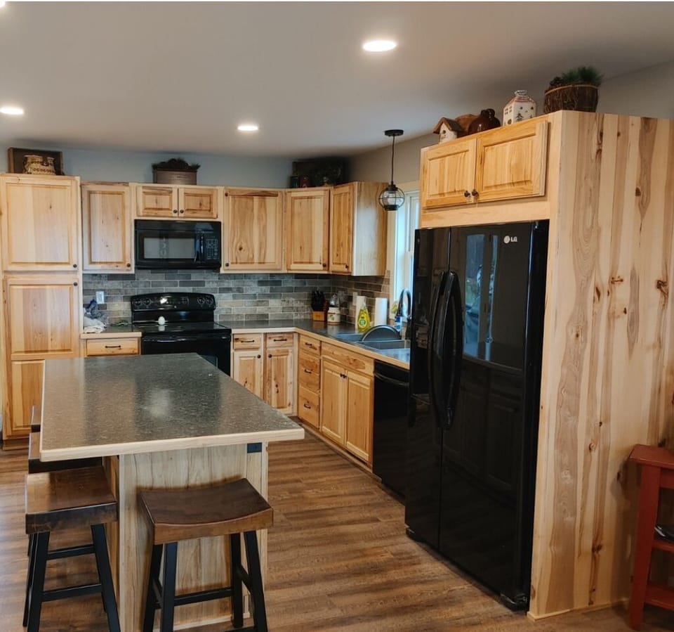 Remodeled kitchen