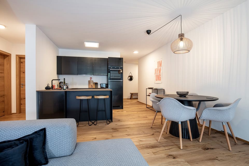 Kitchen and dining area