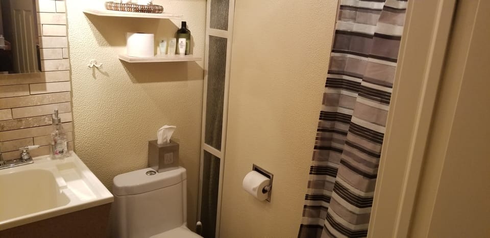 Down Bath Walk-in Shower