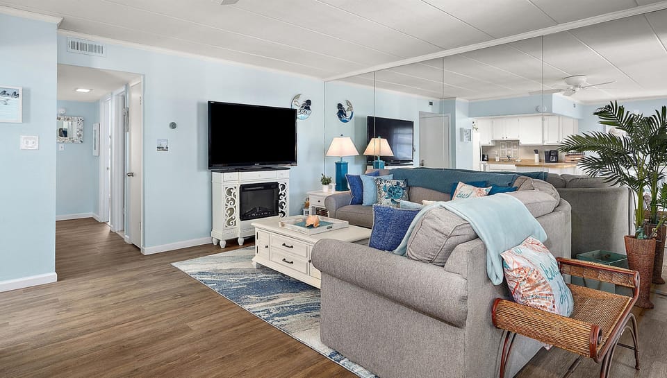 Stream your favorite shows with the 60" smart tv