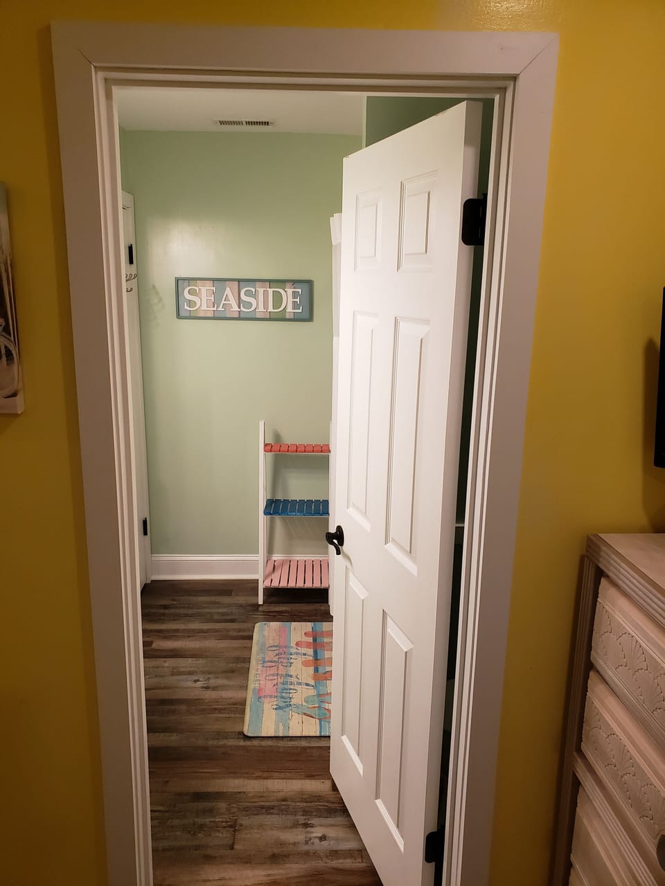 Bathroom entrance from the Bedroom