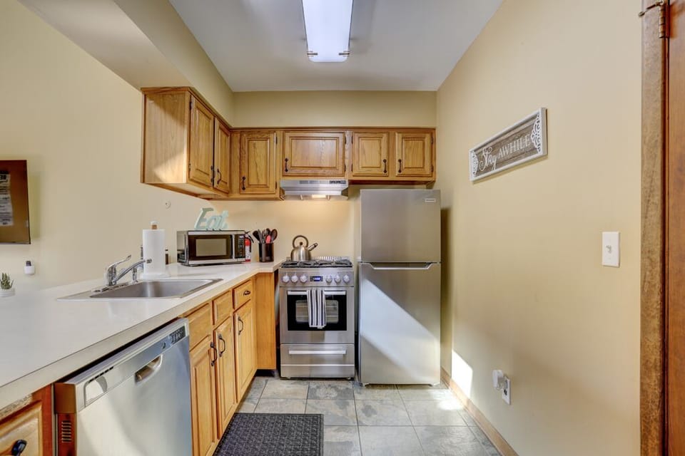 Clean well appointed kitchen