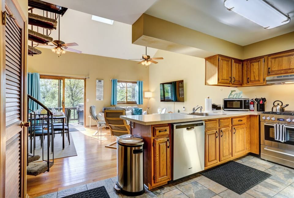 All new stainless steel appliances