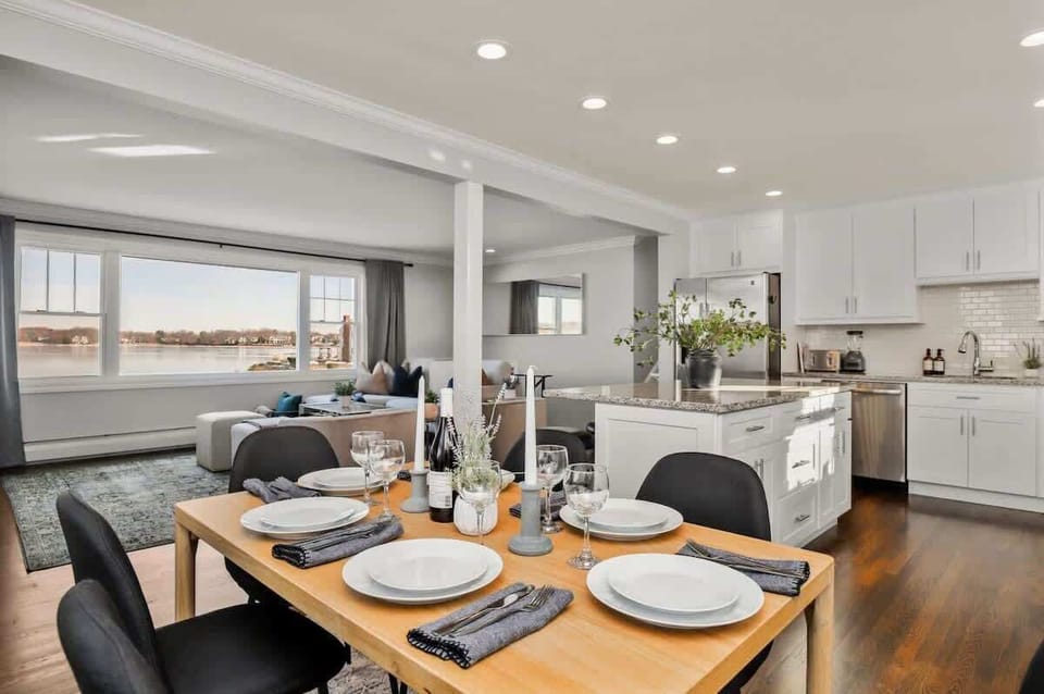 Dining table with the view