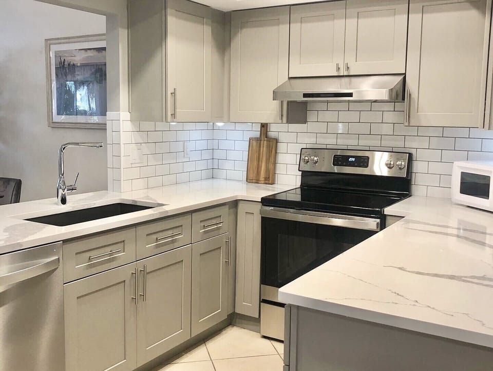 Fully updated kitchen