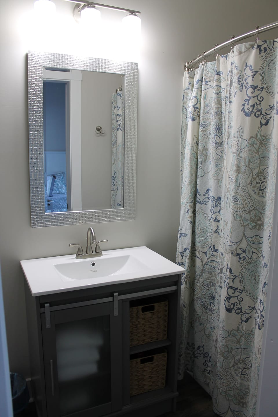 Bathroom 1- shower only, single vanity