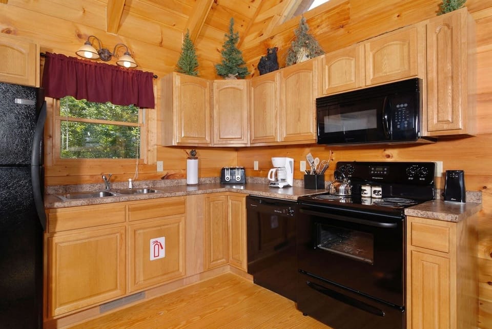 Fully stocked kitchen