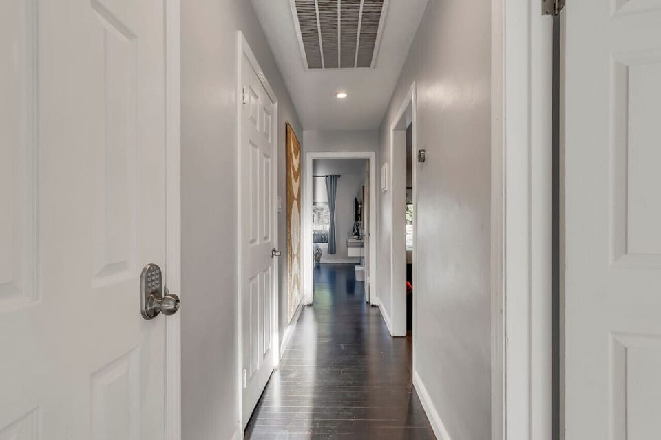 Bright hallway with modern finishes