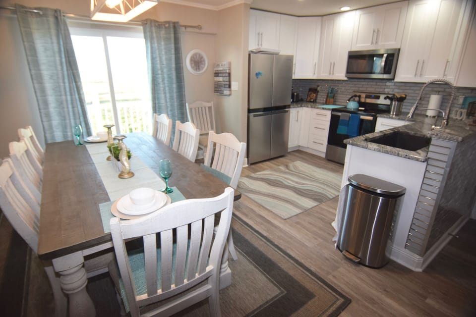 Lovely modern kitchen with stainless appliances