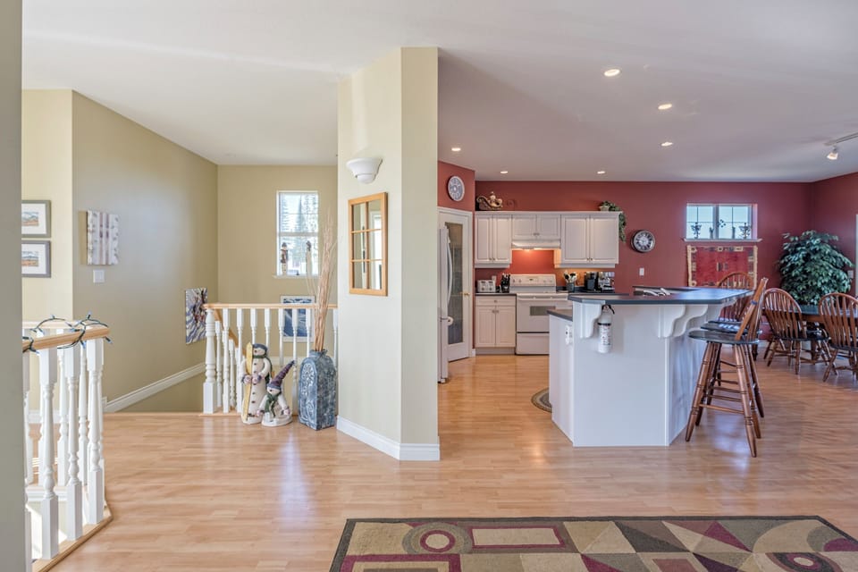 Top of Stairs to Main Floor and Kitchen 