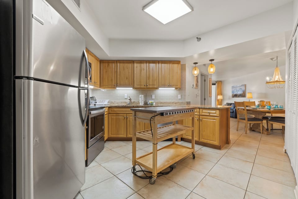 Kitchen with Floating Island