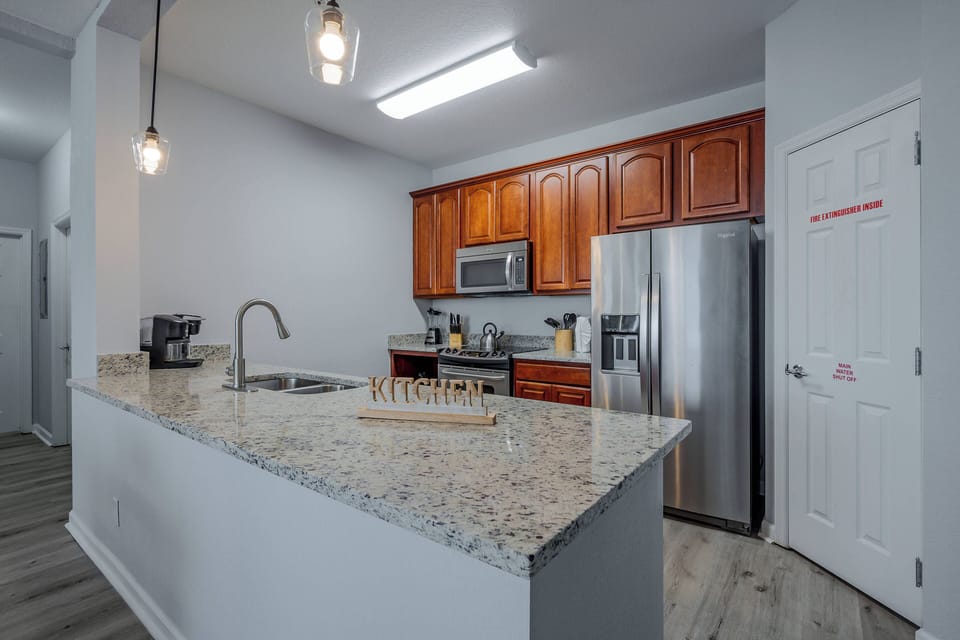View of the kitchen